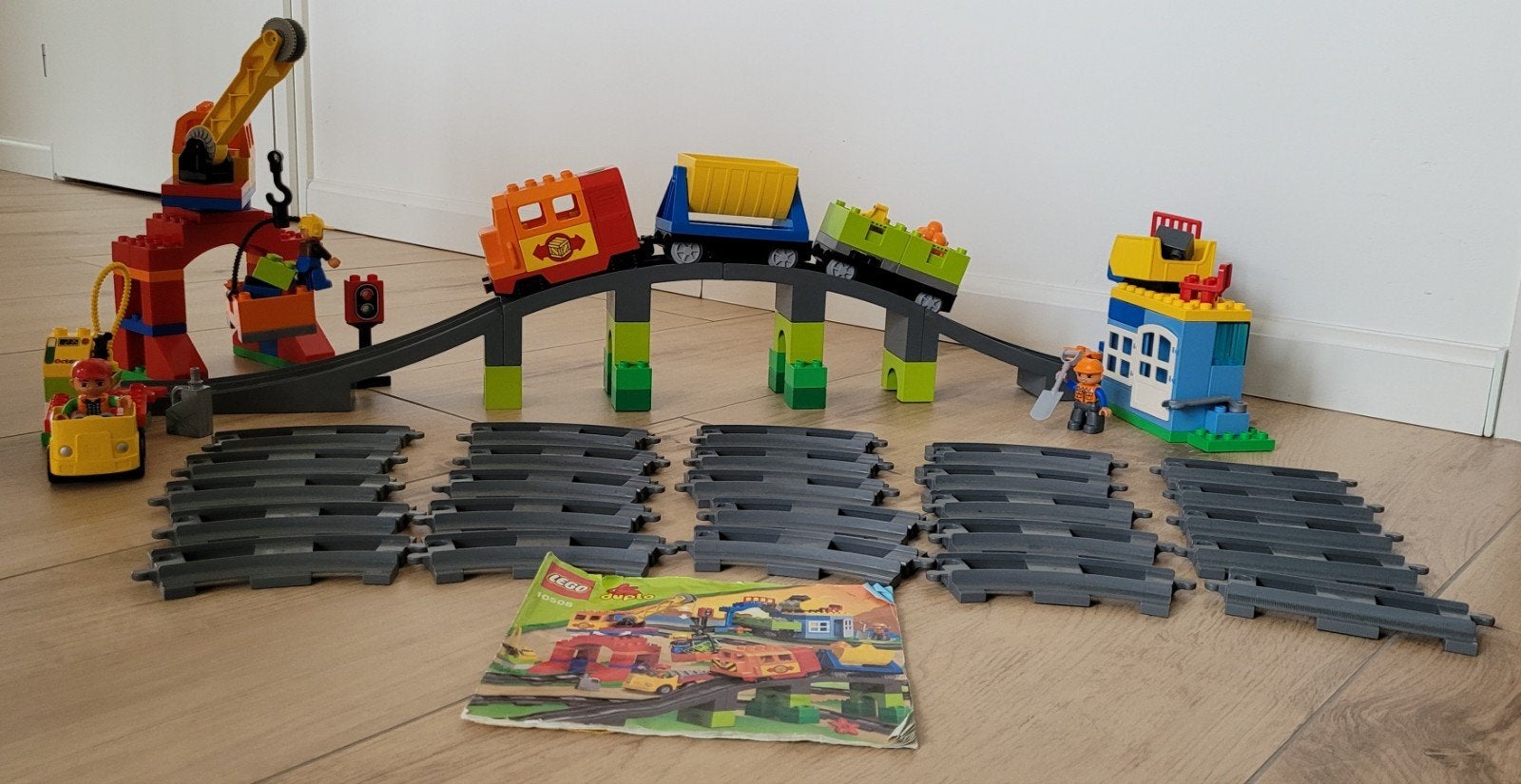 Duplo treinset 10508, locomotief defect, 1 blokjes mist, Kinderen en Baby's, Speelgoed | Duplo en Lego, Ophalen, Gebruikt