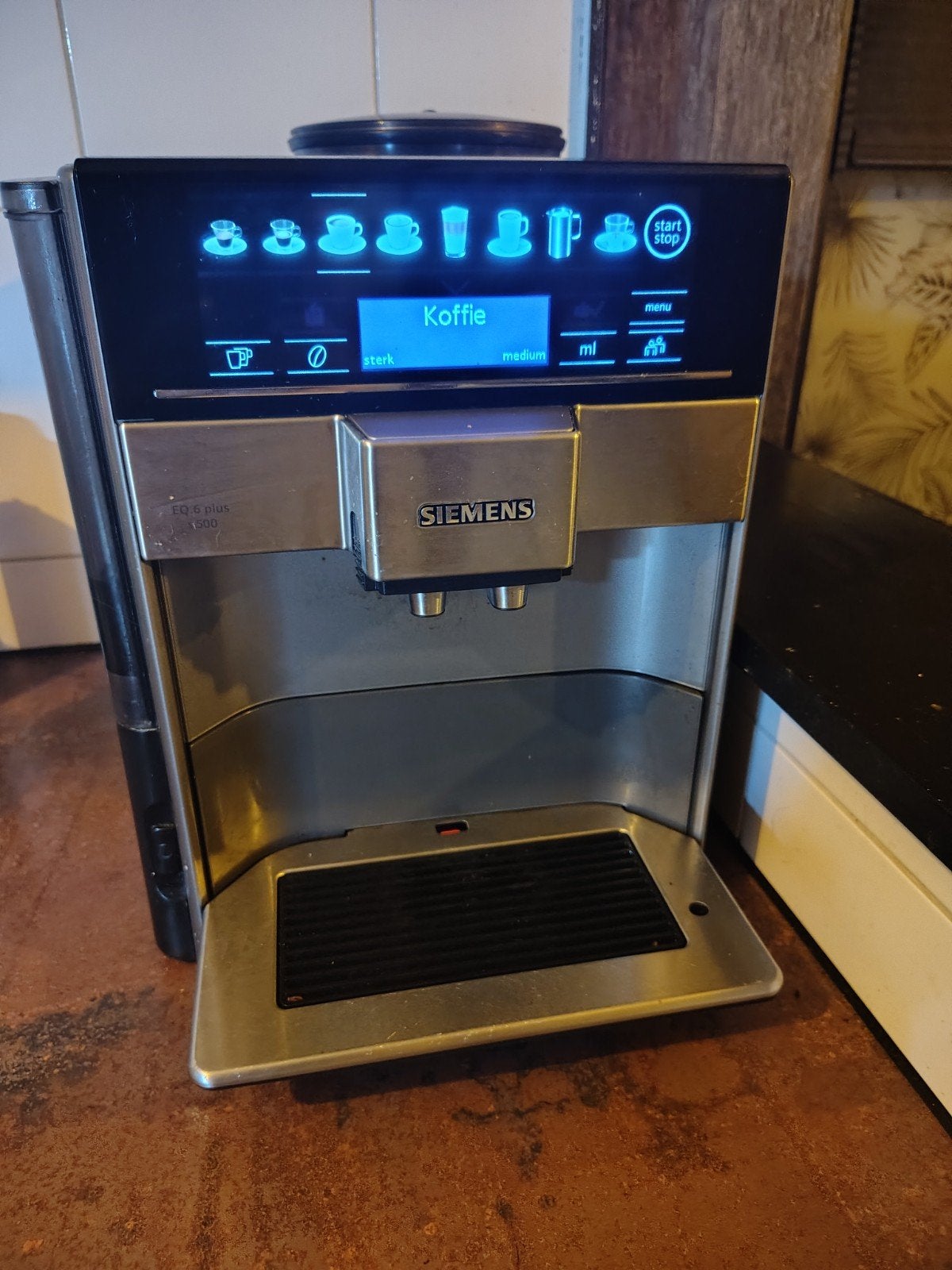 Siemens EQ.6 plus S500 Volautomatische Espressomachine, Ophalen, Gebruikt, Espresso apparaat, 10 kopjes of meer