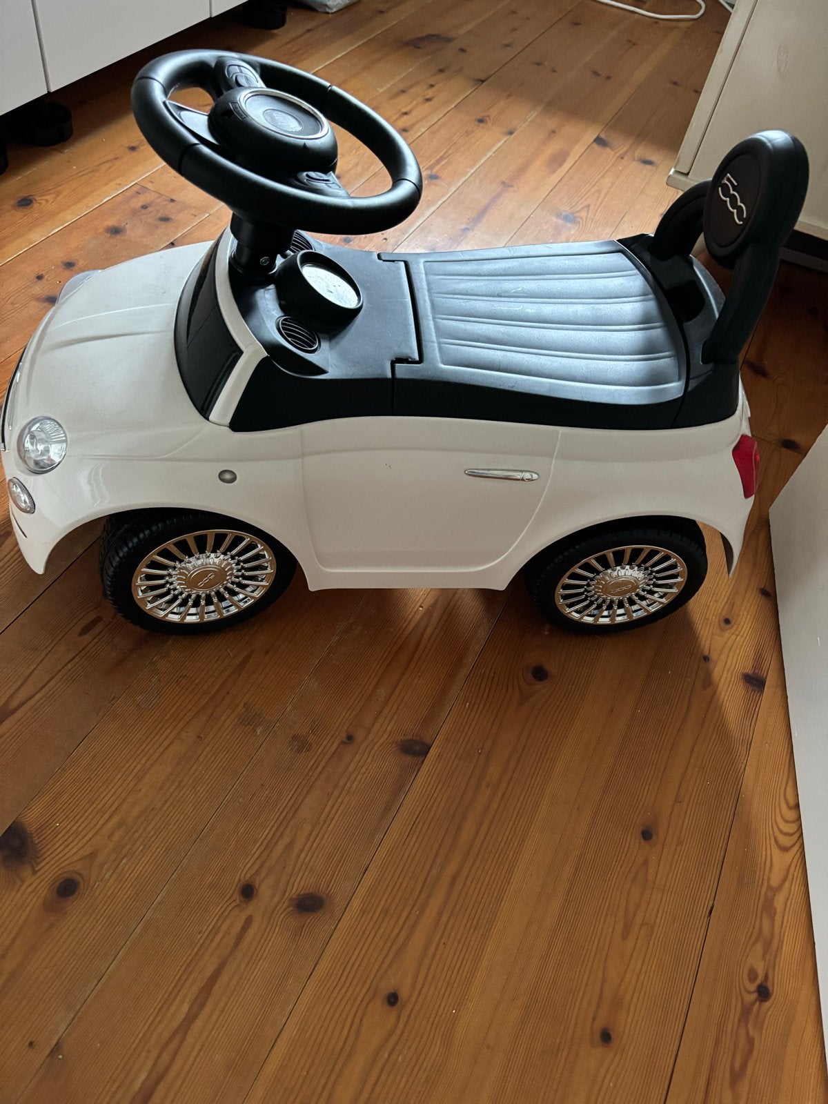 Fiat 500 Loopauto - Wit, Kinderen en Baby's, Ophalen, Gebruikt, Loopvoertuig