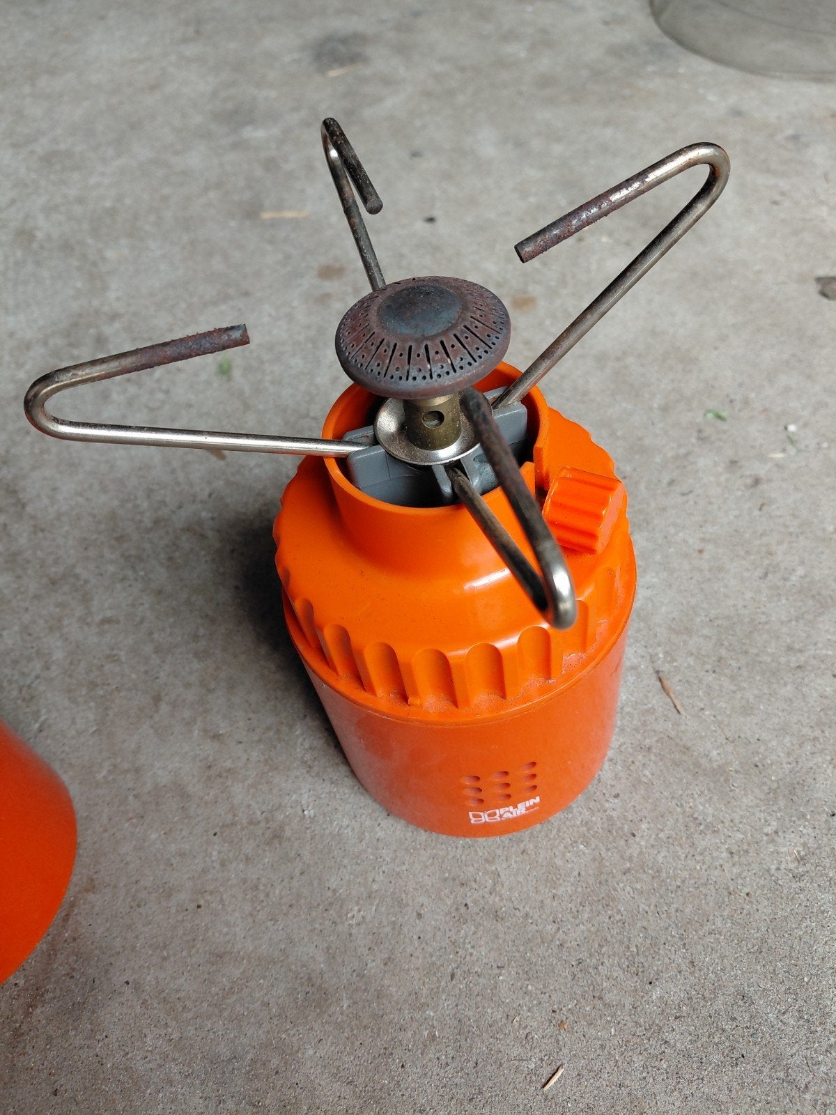 Draagbaar Camping Gasfornuis - Oranje, Ophalen, Gebruikt