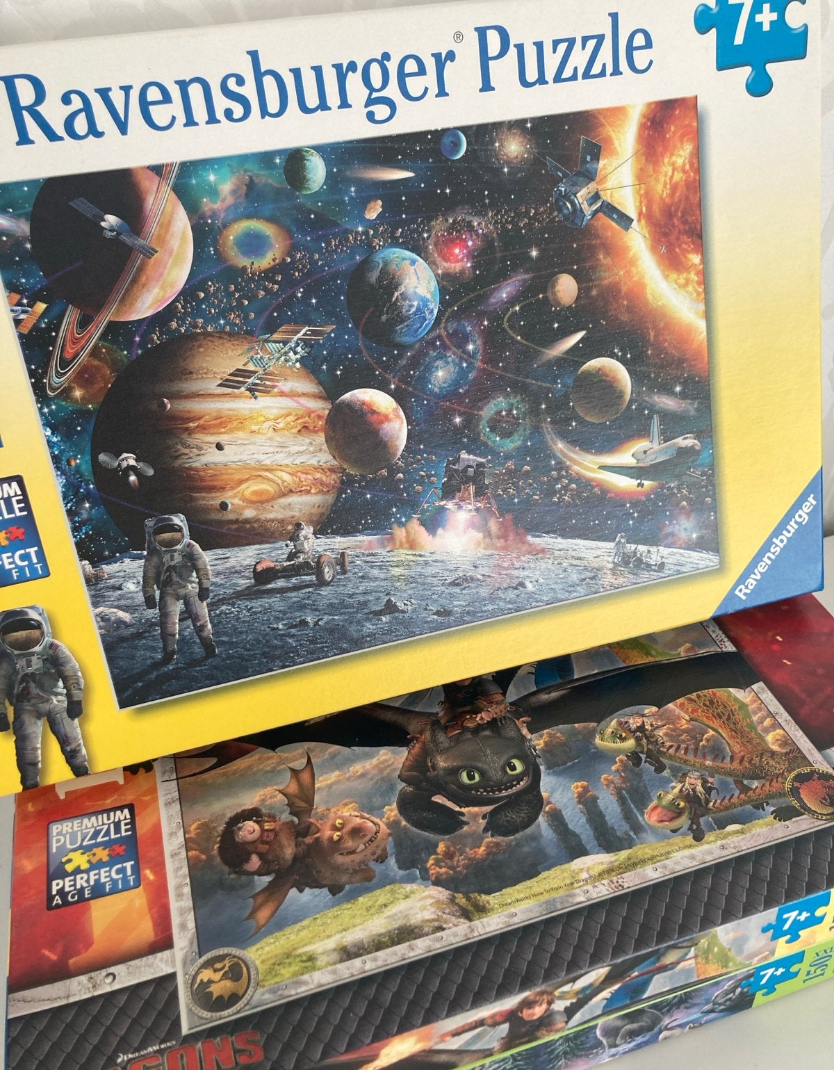 Ravensburger set van 3 puzzels XXL 150 stukjes (7+), Ophalen of Verzenden, Gebruikt, 6 jaar of ouder