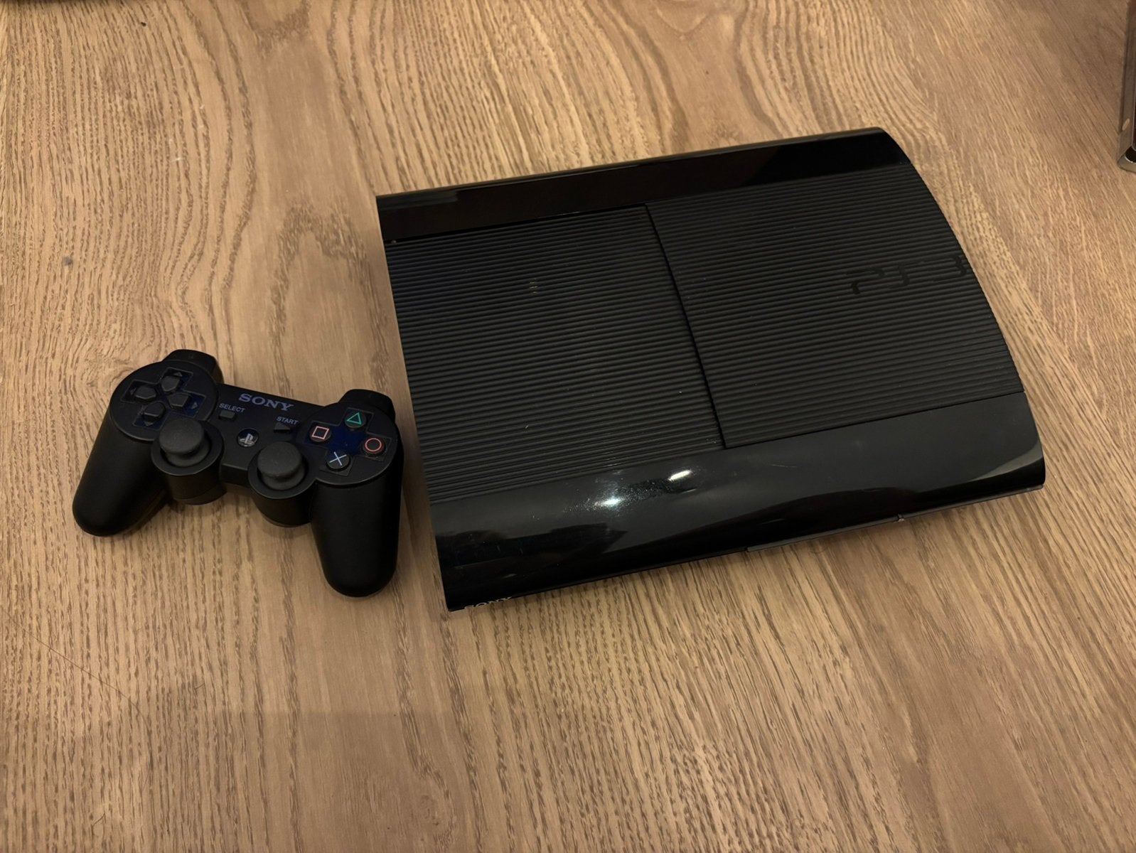 Playstation 3 Slim (PS3) (500GB), Ophalen of Verzenden, Zo goed als nieuw, 500 GB, Met 1 controller