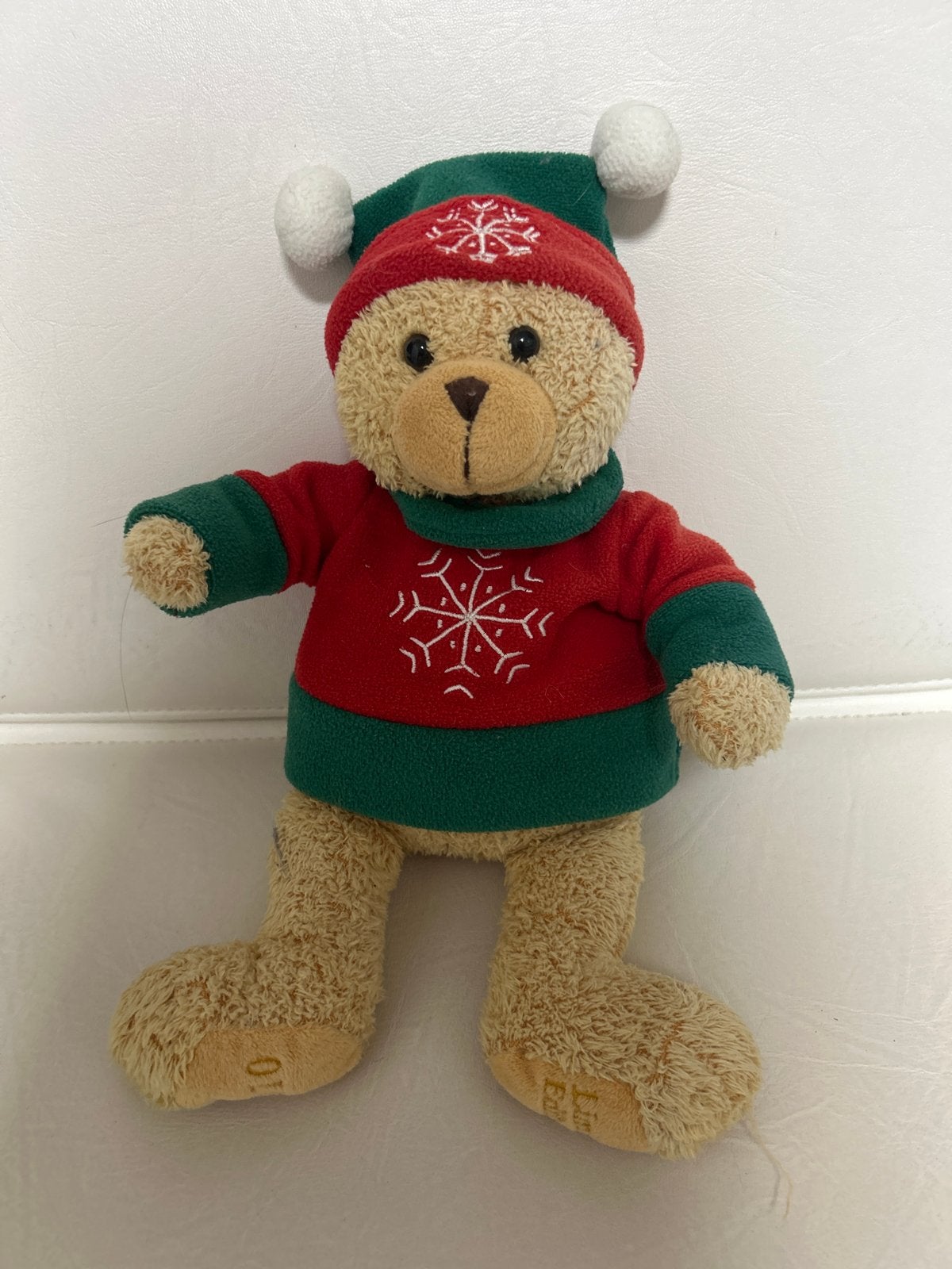 Freddy the Teddy Kerstbeer - Knuffel, Kinderen en Baby's, Speelgoed | Knuffels en Pluche, Gebruikt, Overige merken, Overige karakters