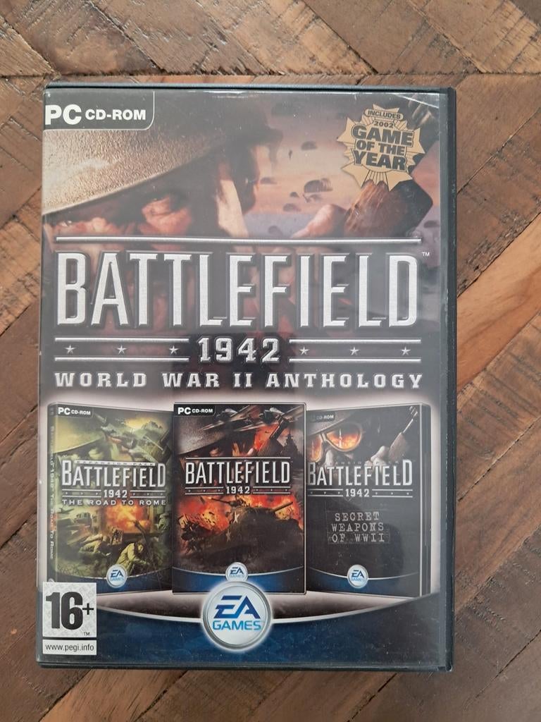 Battlefield 1942 World War II Anthology PC CD-ROM, Online, Gebruikt, Shooter, Ophalen of Verzenden