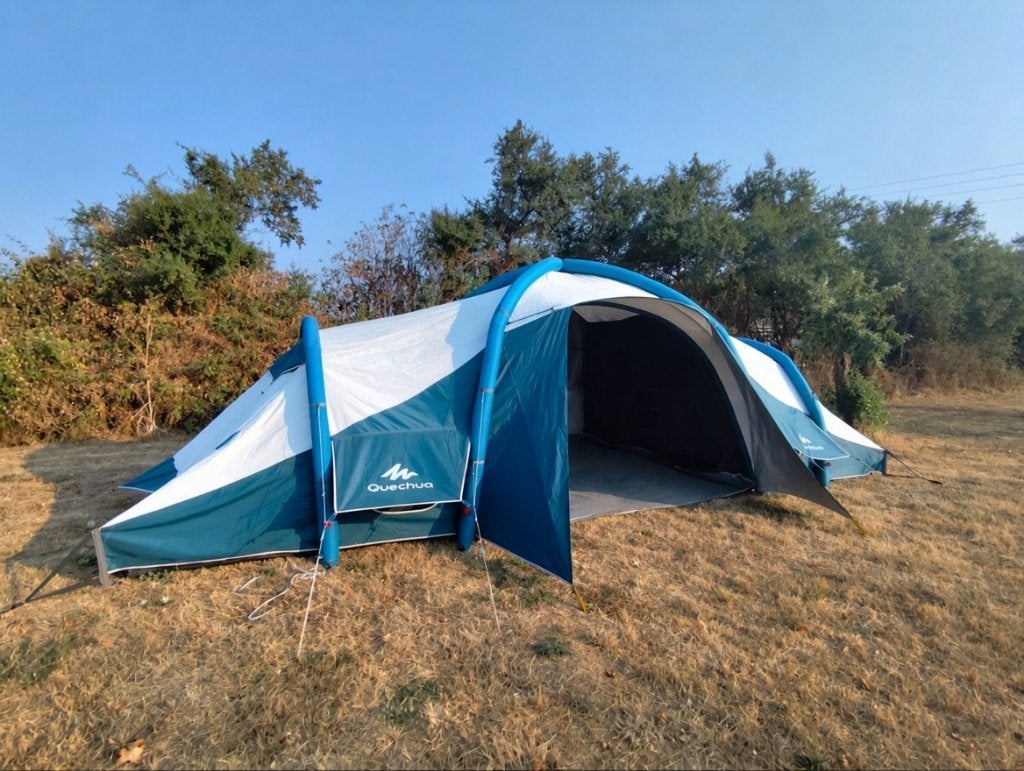 Quechua Air Seconds Family 8.4 XL Fresh & Black, Ophalen, Gebruikt, Meer dan 6