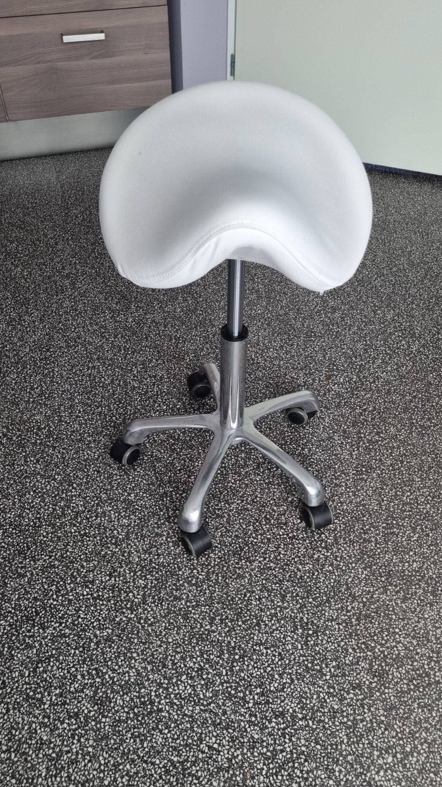 Tabouret, werkstoel, Werkplek, Ophalen, Gebruikt, Stoel