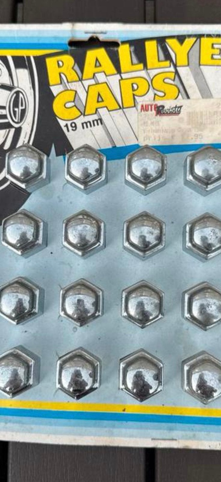 Rallye Caps 19 mm - Wielmoerdoppen, Ophalen, Nieuw