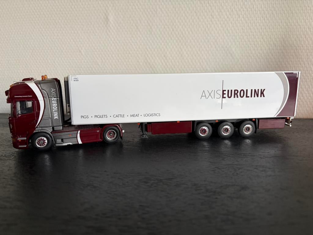 1:50 Scania Axis Eurolink - limited edition met certificaat, Ophalen of Verzenden, Nieuw, Bus of Vrachtwagen, Wsi
