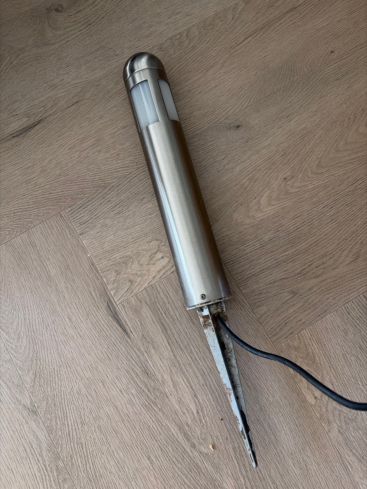 4 stuks RVS tuinverlichting met grondspies Amalfi, Gebruikt, Minder dan 50 watt, Overige typen, Ophalen of Verzenden