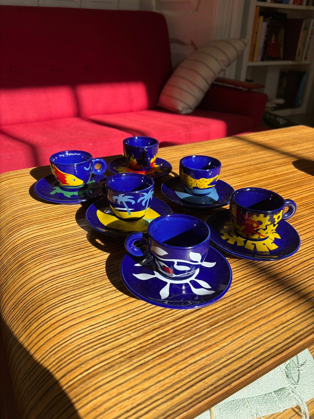Illy 1994 Collectie - Luca Trazzi - Espressokopjes & Schotel, Ophalen