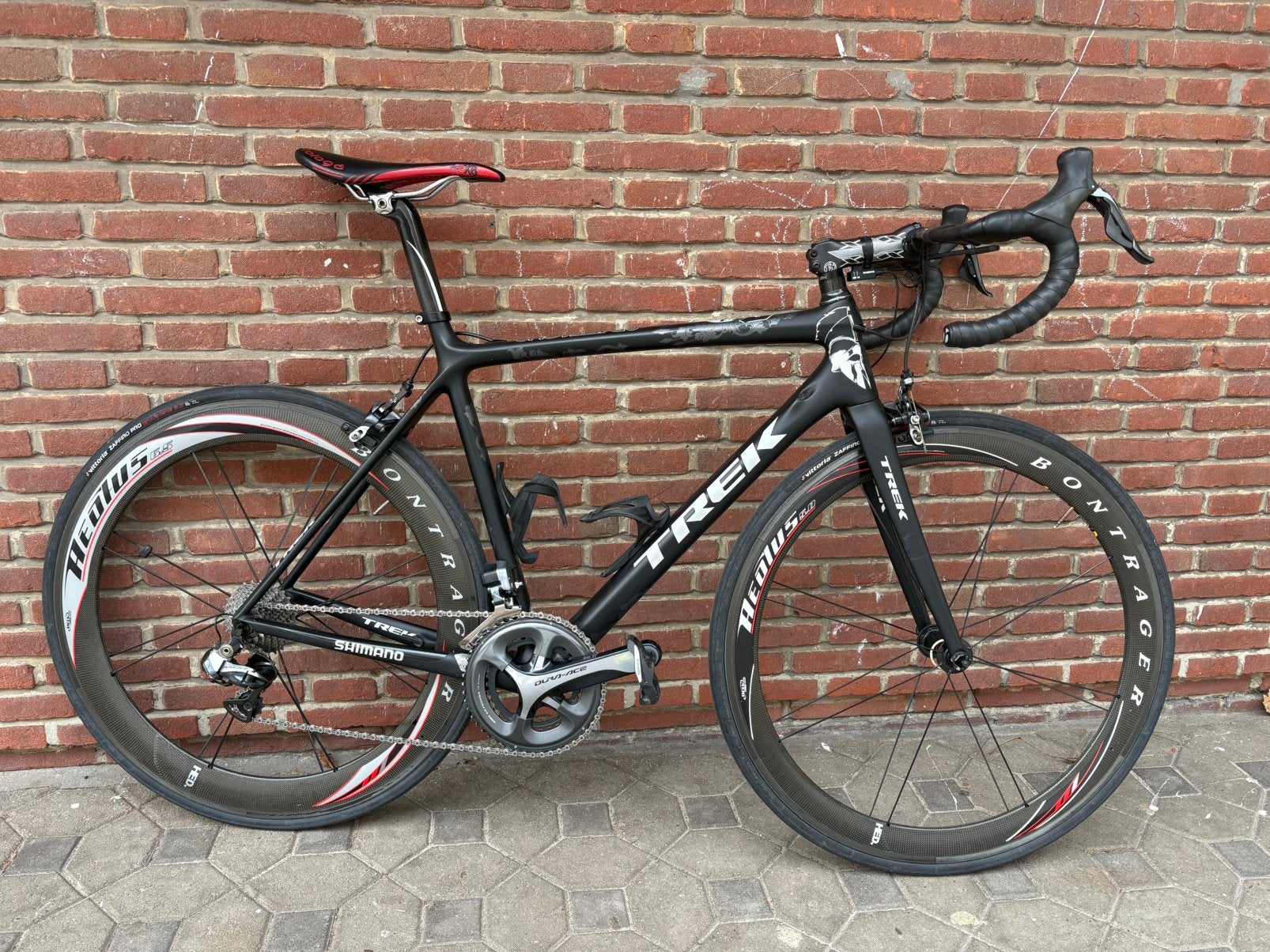 Trek Madone Spartacus (Dura Ace Di2), Fietsen en Brommers, Carbon, Zo goed als nieuw, Meer dan 20 versnellingen, 53 tot 57 cm