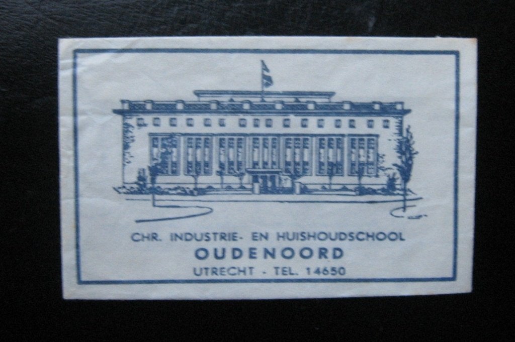 3358 Utrecht - Chr. Ind. en Huishoudschool Oudenoord, Verzenden, Nederland