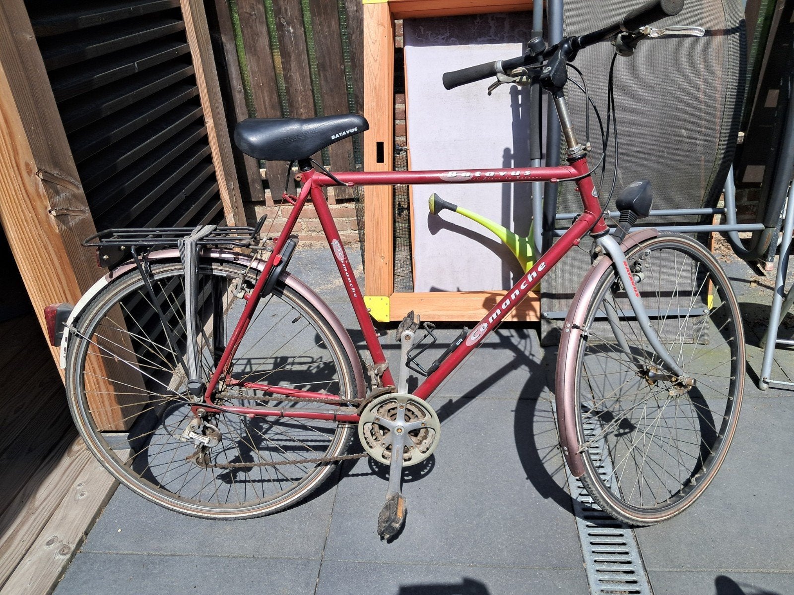 heren fiets, Fietsen en Brommers, Fietsen | Heren | Herenfietsen, 57 tot 61 cm, Ophalen of Verzenden, Gebruikt, Overige merken