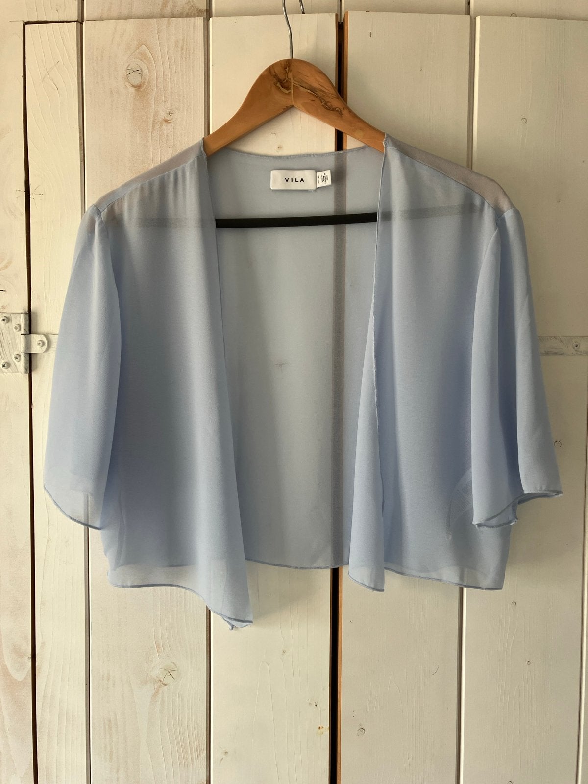 Bolero z.g.a.n.  zacht blauw mt 42 Vila, Ophalen of Verzenden, Zo goed als nieuw