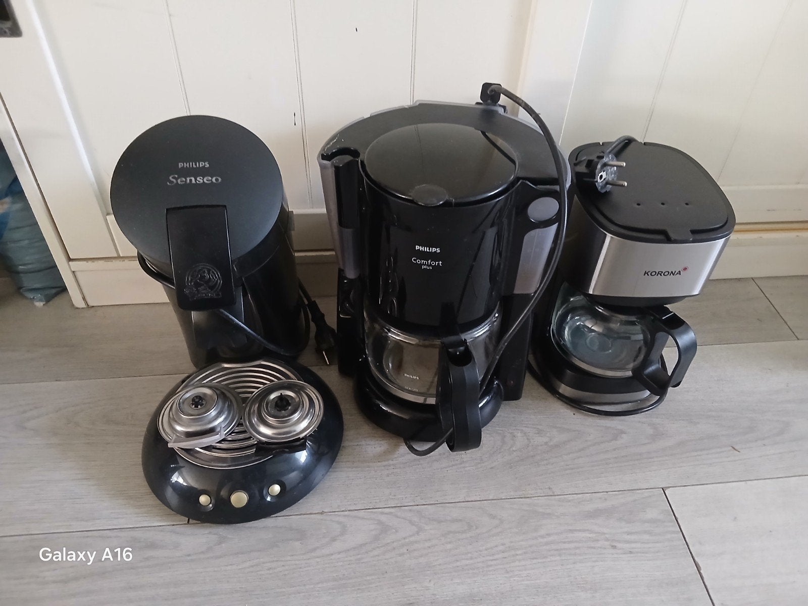 Koffiemachines: Philips Senseo, Philips Comfort, Korona, Witgoed en Apparatuur, Koffiezetapparaten, Ophalen, Gebruikt, 10 kopjes of meer
