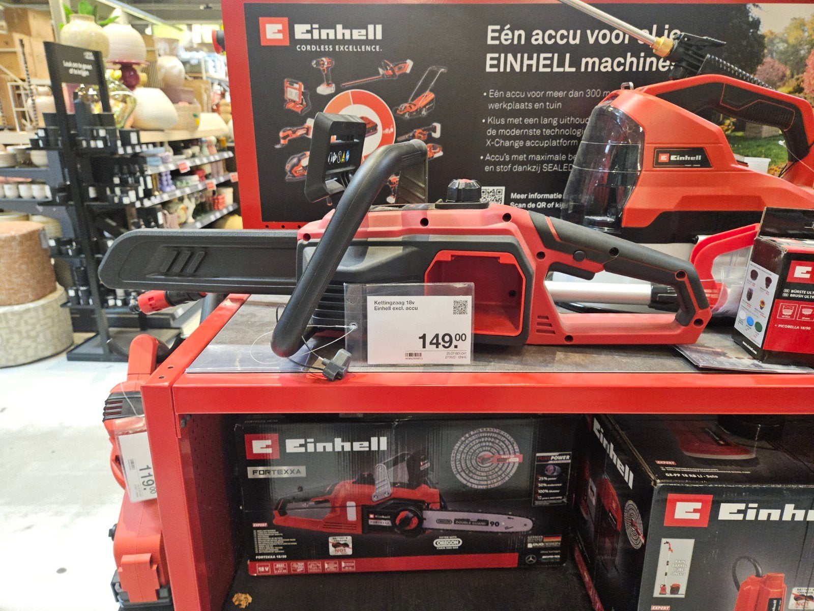 Einhell Pro Max Accu Kettingzaag, Ophalen, Gebruikt, Kettingzaag, Einhell
