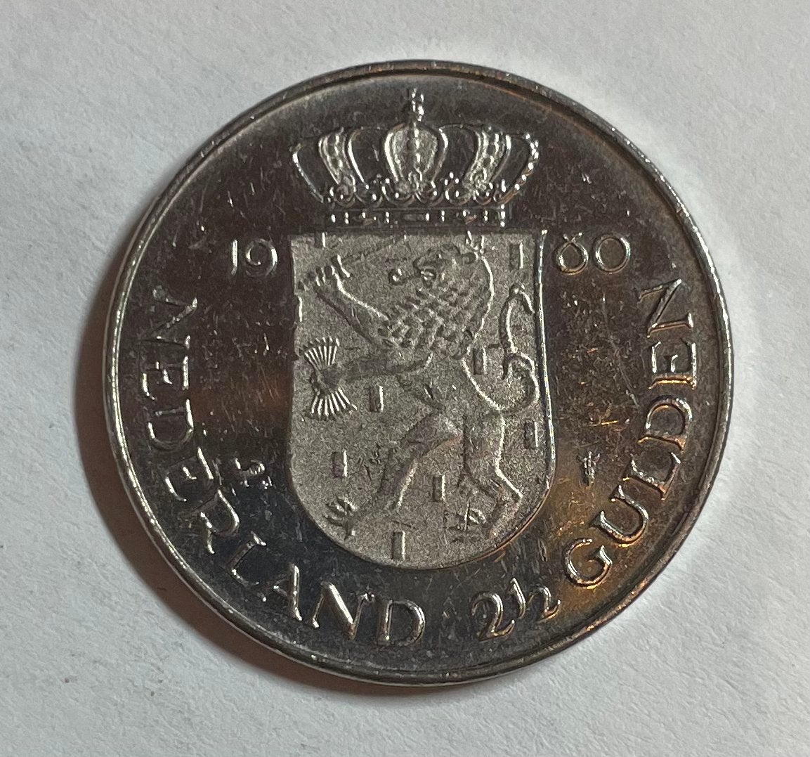 2,5 gulden Nederland 1980, Postzegels en Munten, Ophalen of Verzenden, Koningin Juliana, 2½ gulden