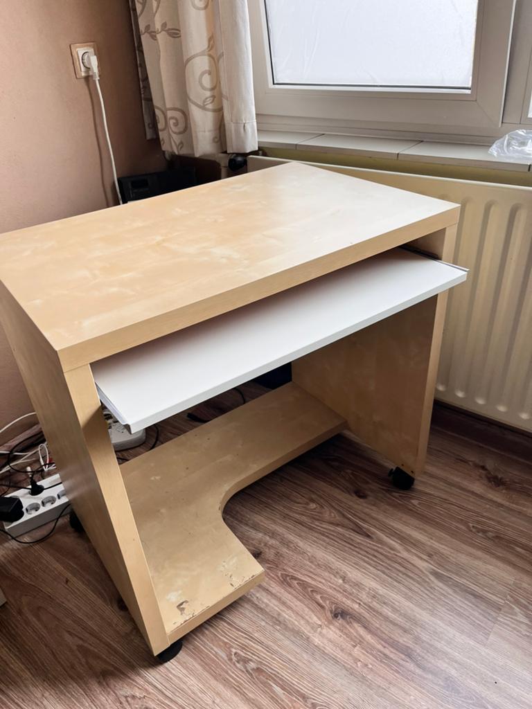 IKEA Mikael computertafel, Huis en Inrichting, Ophalen, Gebruikt, 40 tot 80 cm, 70 tot 120 cm