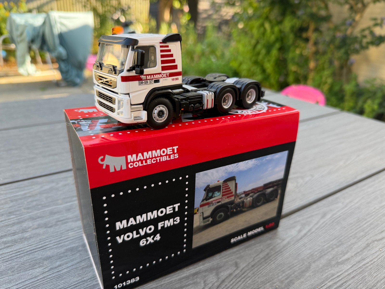 WSI Volvo FM3 6x4 Mammoet schaalmodel, Ophalen of Verzenden, Zo goed als nieuw, Overige typen