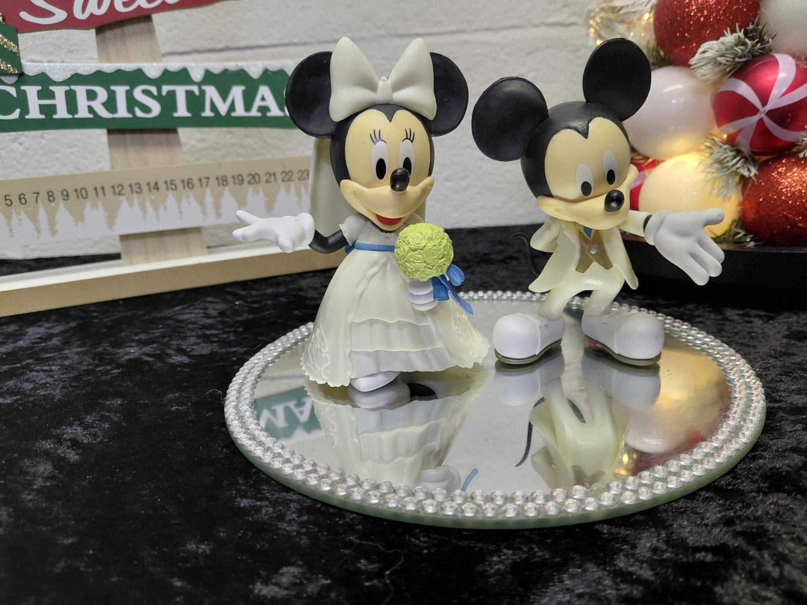 mickey en minnie  figuren, Ophalen, Mickey Mouse, Nieuw, Beeldje of Figuurtje