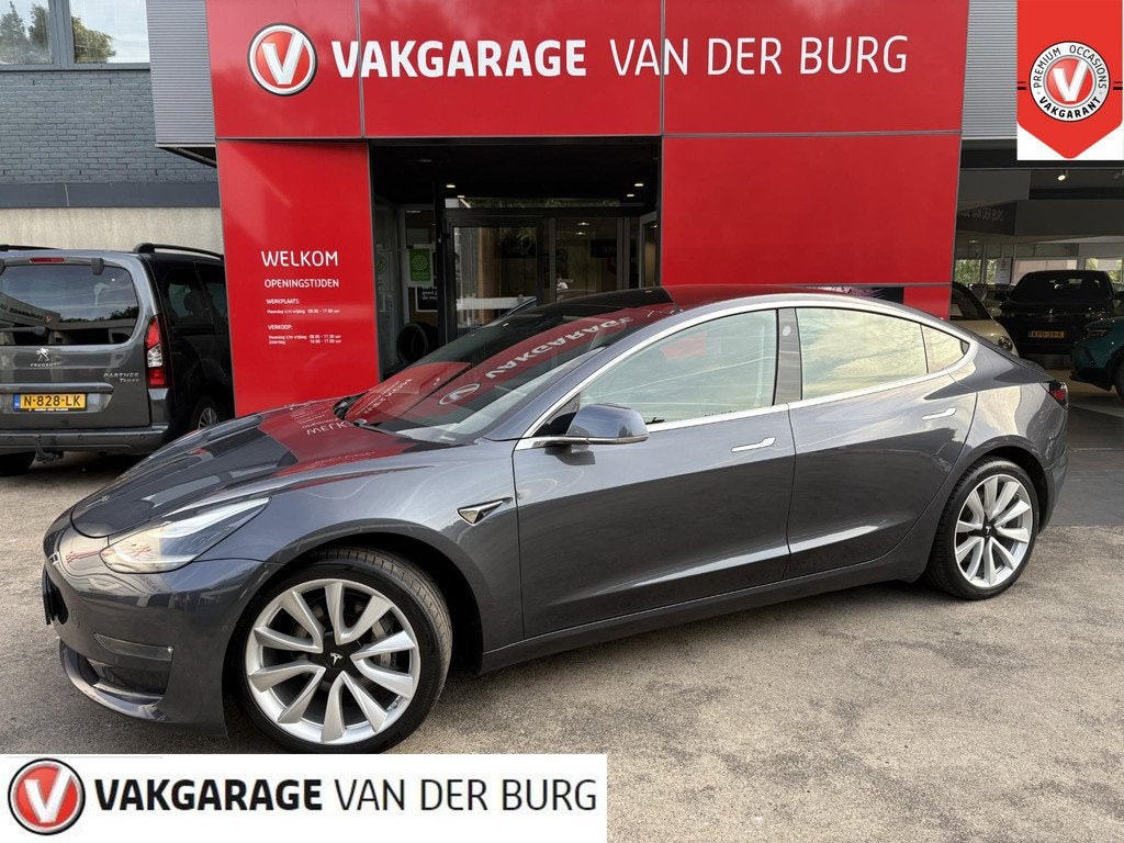 Tesla Model 3 Standard RWD Plus 60 kWh, Auto's, Tesla, Automaat, Gebruikt, Origineel Nederlands, Zilver of Grijs