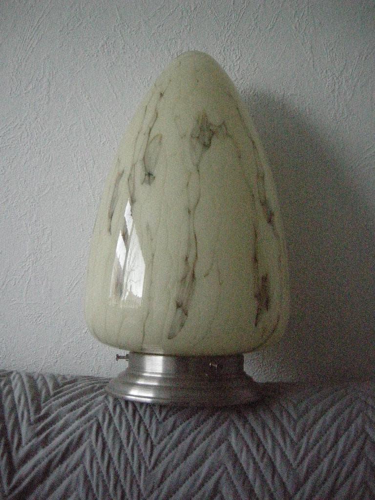 Grote gemarmerde glas art deco art nouveau - nieuw, Ophalen, Nieuw, Glas, Art deco art nouveau