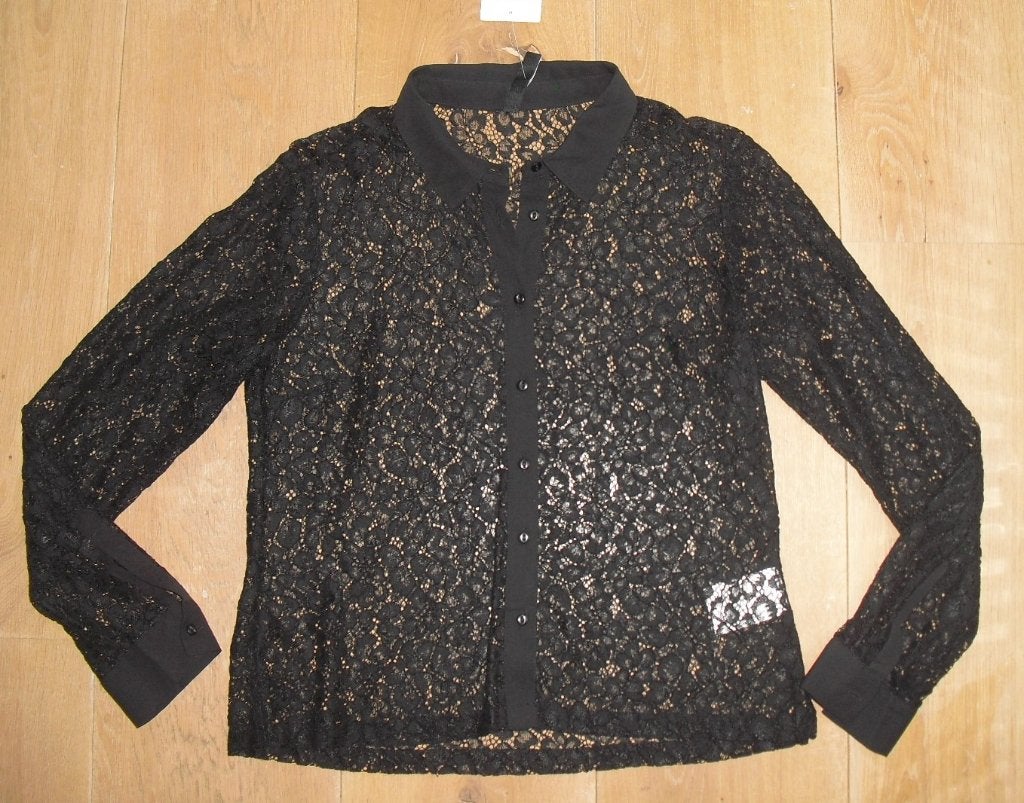 Jean Pascale nieuw supermooi zwart kanten blouse mt 36, Kleding | Dames, Zwart, Nieuw, Ophalen of Verzenden, Jean Pascale