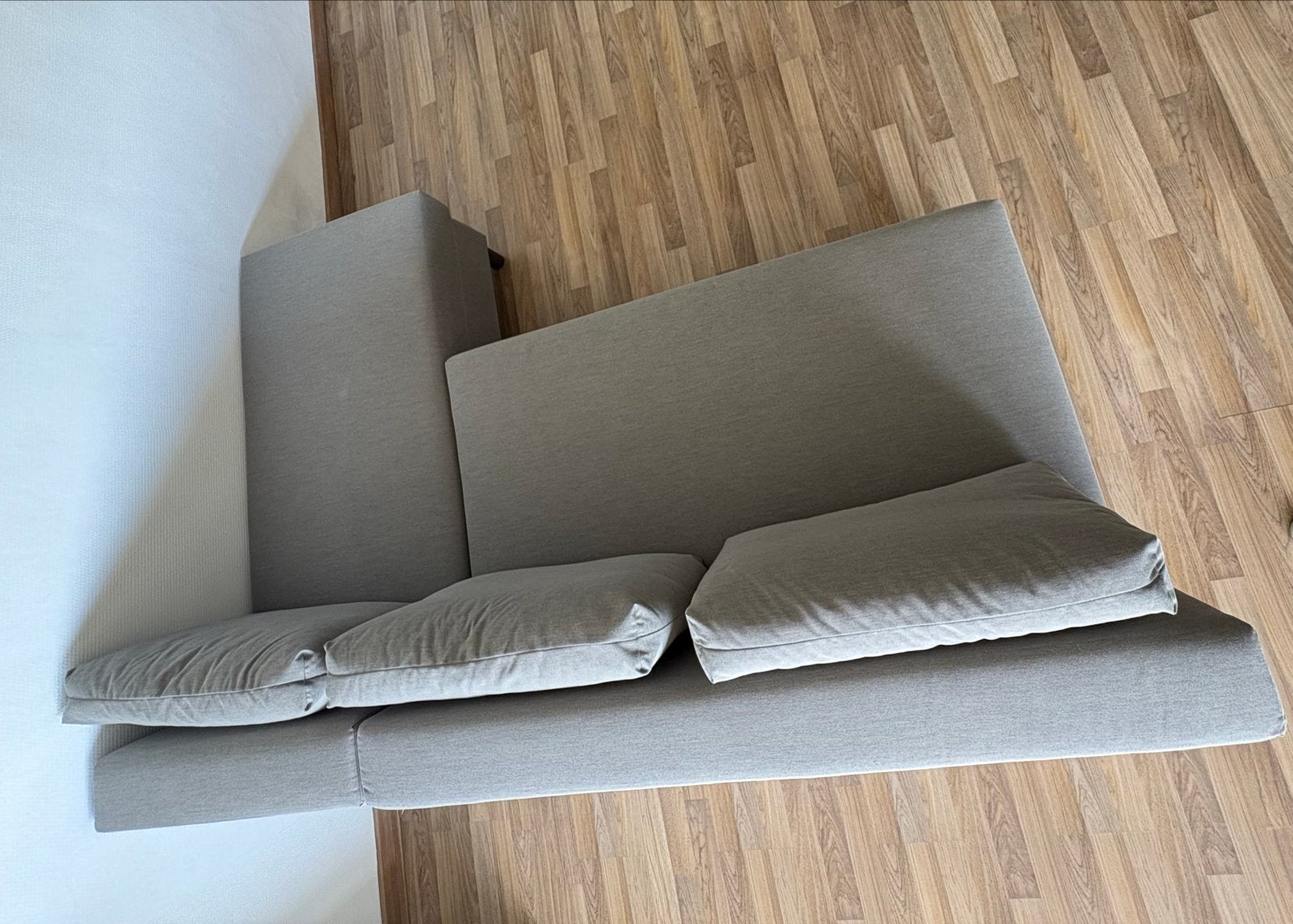 Ikea 3-zits slaapbank - Zo goed als nieuw, Tweepersoons, Zo goed als nieuw, 200 cm, Grijs
