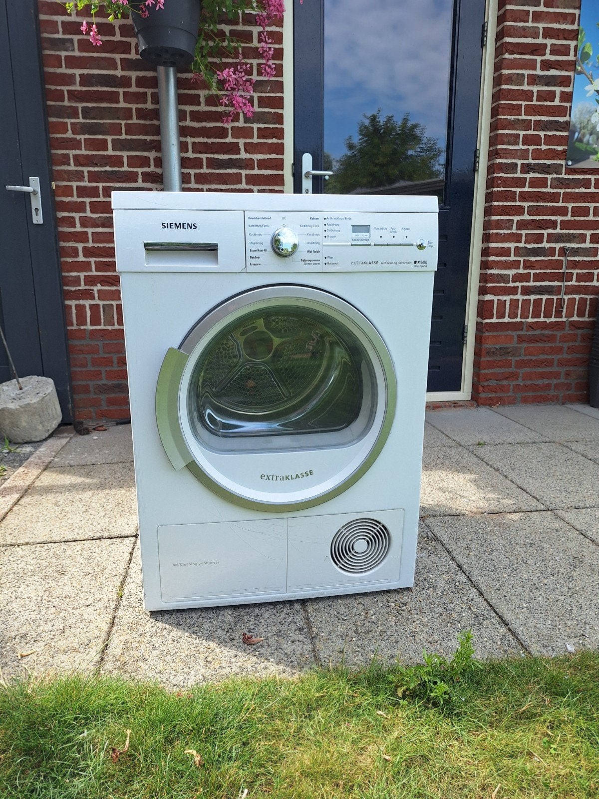 Siemens WT46W381NL iQ500 extraKlasse Condensdroger, Witgoed en Apparatuur, 6 tot 8 kg, Ophalen, Condens, 85 tot 90 cm