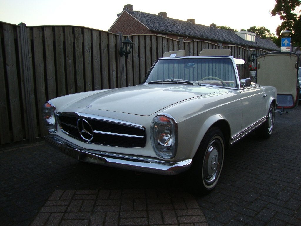 MERCEDES 230SL PAGODE..IN ORGINELE STAAT..BJ 1967.., Achterwielaandrijving, Handgeschakeld, Open dak, 150 pk