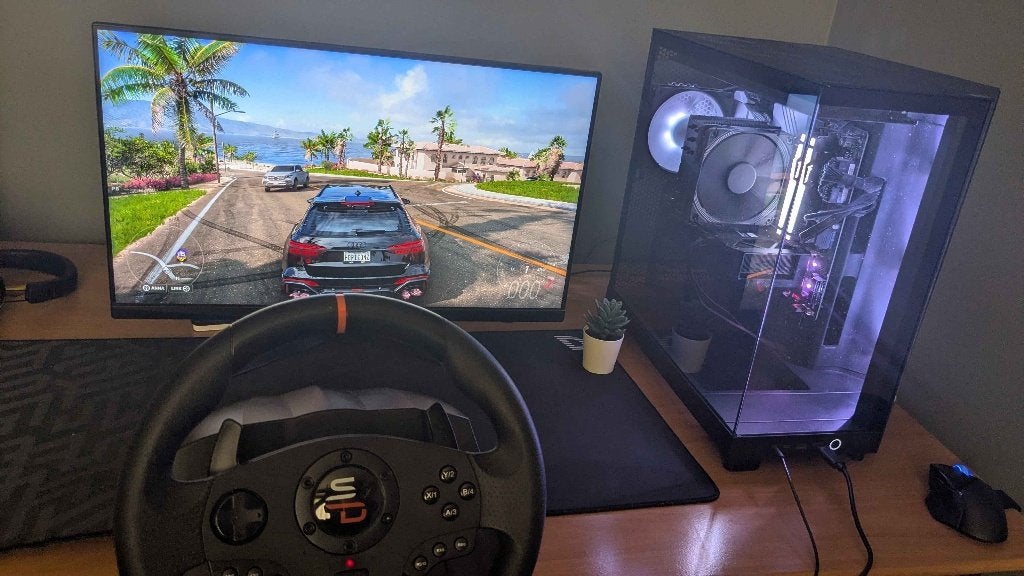 Gaming Wheel | Game Stuur | PC, Xbox, Playstation, Racestuur, Zo goed als nieuw, Verstelbaar, PC