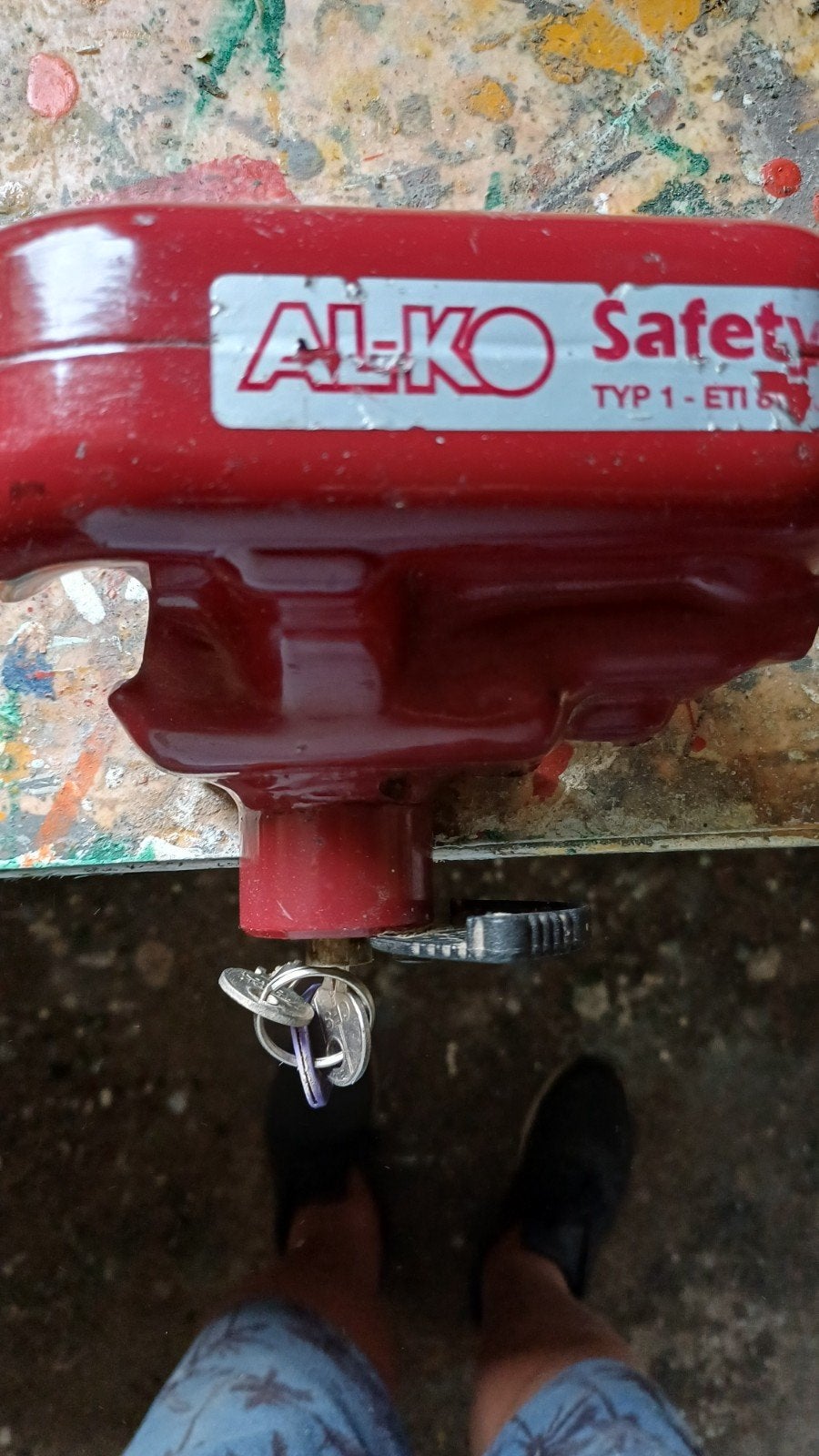 Al-Ko Safety koppeling slot voor aanhanger/caravan, Ophalen of Verzenden