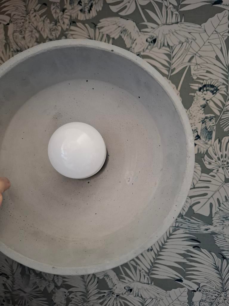 Plafondlamp stenen kap, Huis en Inrichting, Lampen | Wandlampen, Ophalen of Verzenden