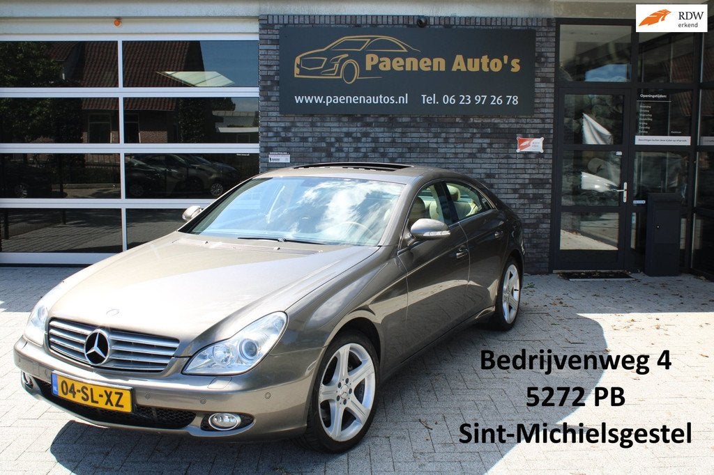 Mercedes-Benz CLS-klasse 500|YoungTimer|NL-Auto|Elec, Pano|, Auto's, Mercedes-Benz, Achterwielaandrijving, Gebruikt, Bedrijf, Automatische klimaatregeling