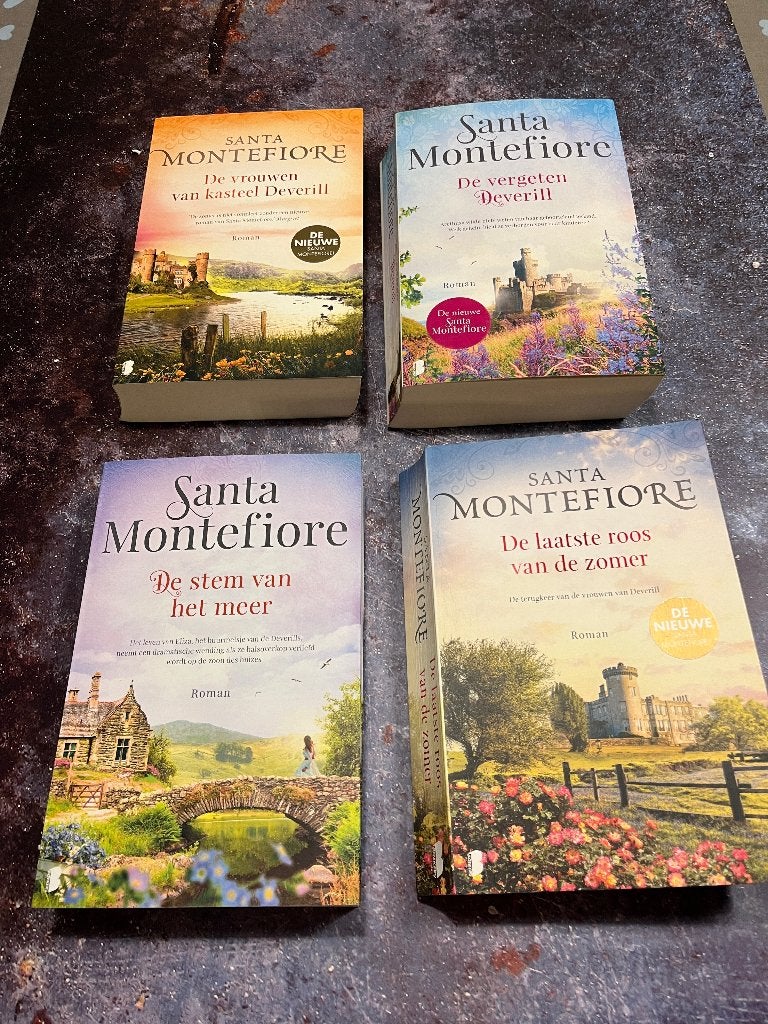 4 boeken van de Deverill serie van Santa Montefiore, Boeken, Gelezen, Ophalen of Verzenden, Santa Montefiore, Nederland