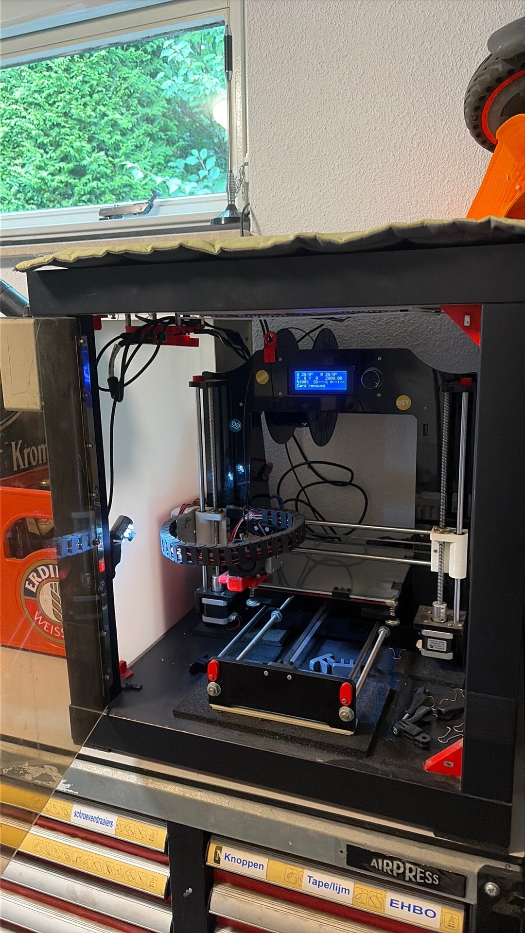 Prusa i3 reprap 3d printer, Ophalen of Verzenden, Gebruikt