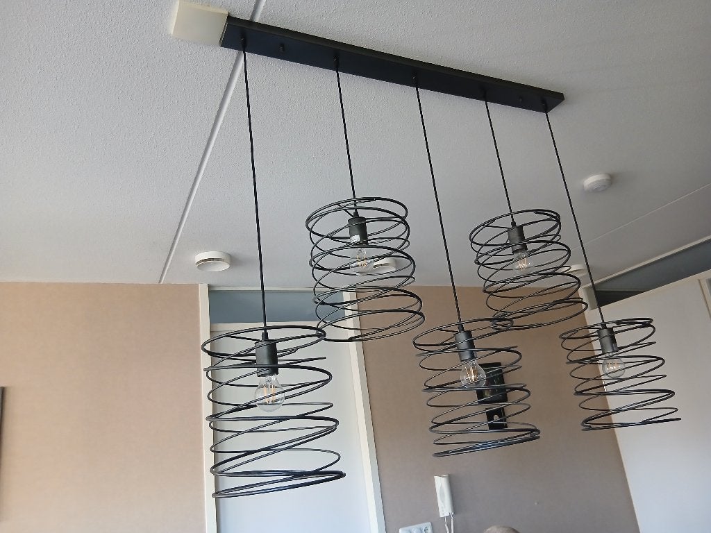 mooie hanglamp van pronto, Ophalen, Gebruikt, E27 (groot), Metaal