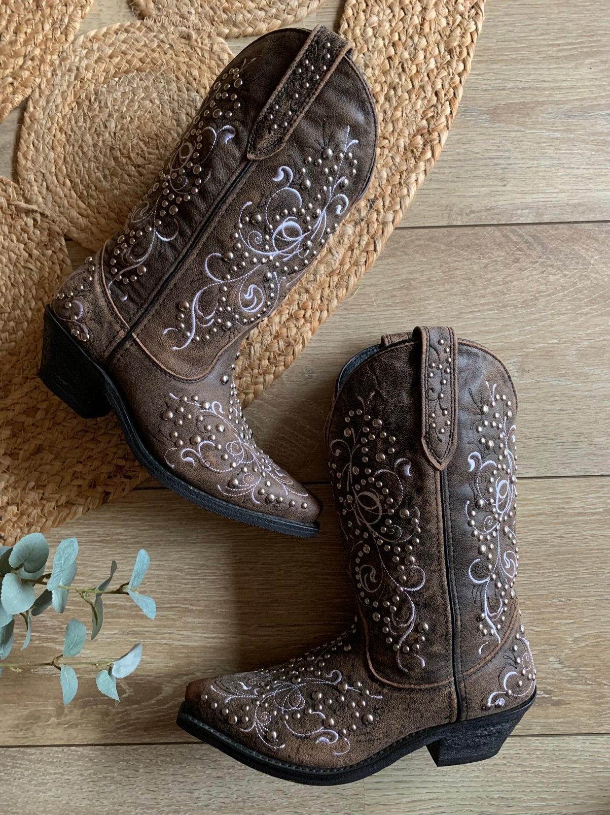 Rockin Country cowboylaarzen 38 western boots, Kleding | Dames, Hoge laarzen, -, Ophalen of Verzenden, Zo goed als nieuw