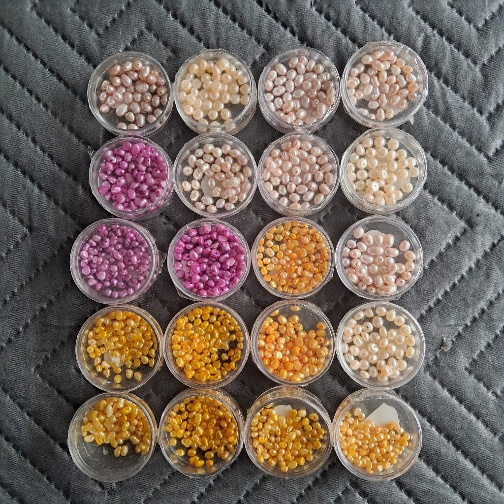 2, Supermooie Mix Partij Nieuwe Zoetwaterparels, Ophalen, Nieuw, Kraal