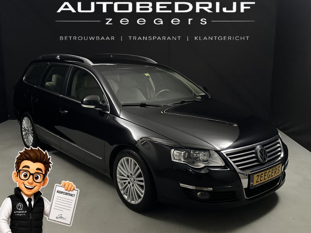 Volkswagen Passat 3.2 4Motion V6 Automaat *AC*Heatseat*, Automaat, Gebruikt, Beige, Leder en Stof