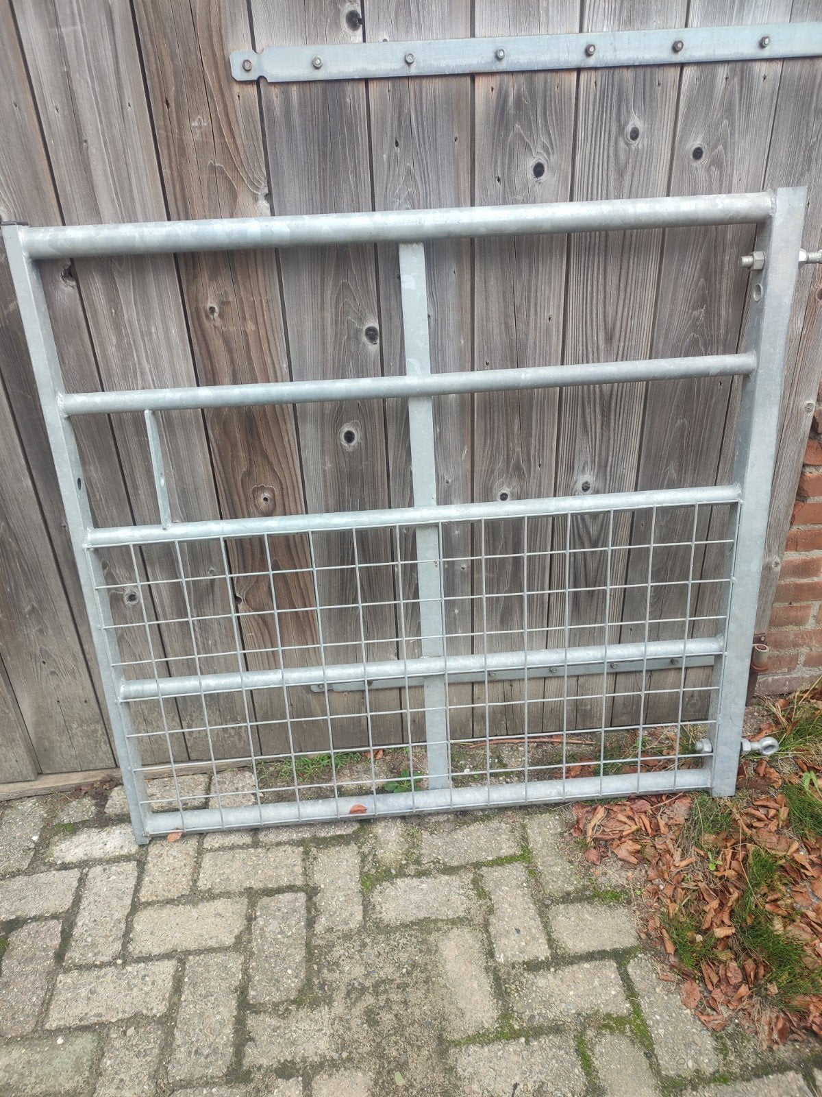 Stevig gegalvaniseerd hekwerk - 114.5x122 cm