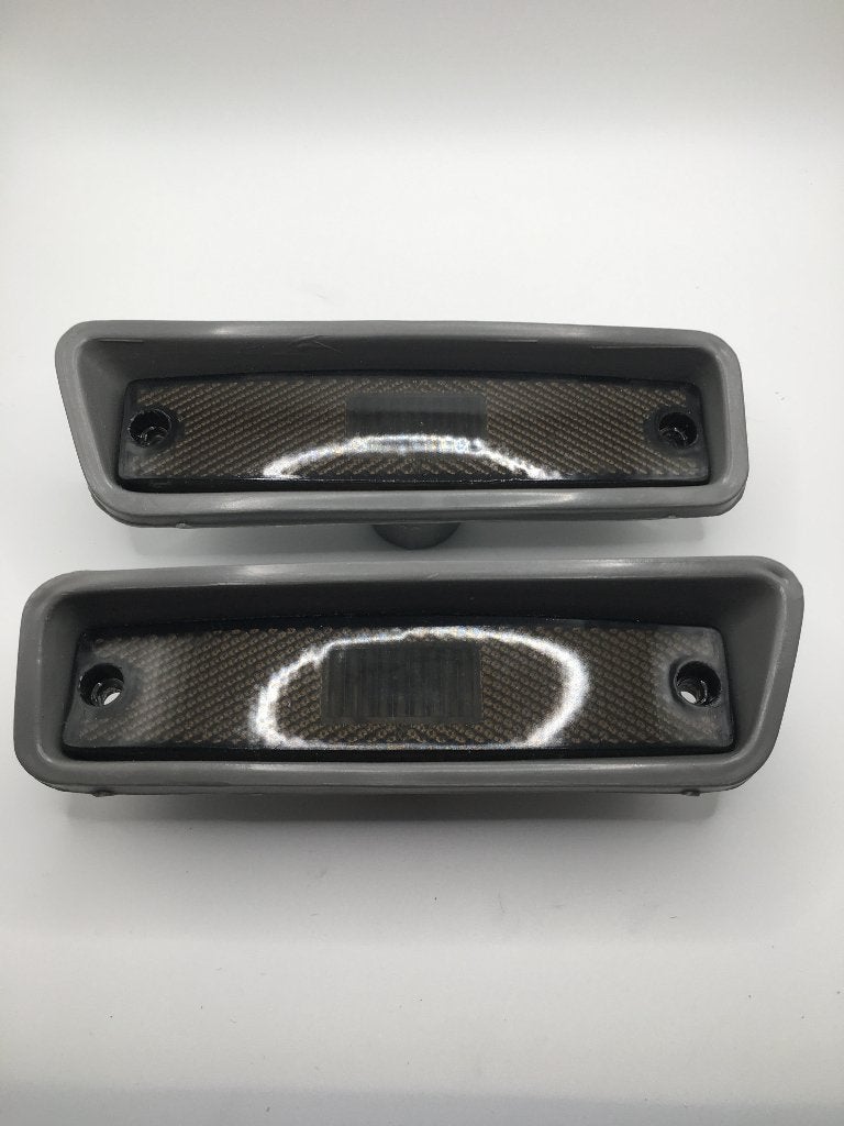 Te koop Knipperlicht kappen set zijschermen smoke Dodge w200, Ophalen of Verzenden