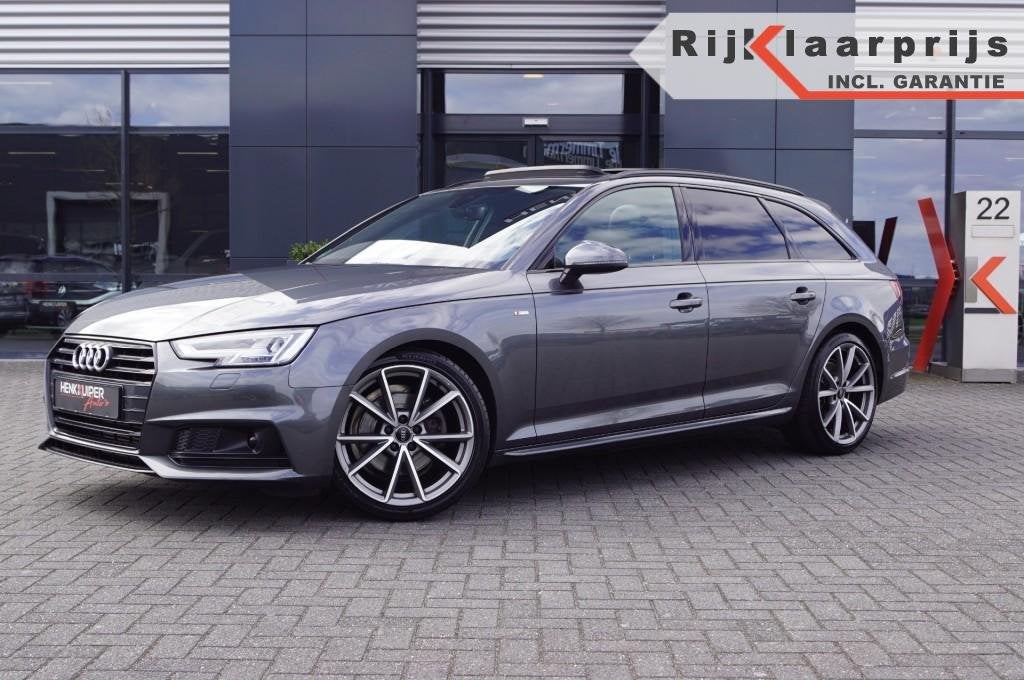 Audi A4 2.0 TFSI  S-Line 190pk /Trekhaak wegklb./ Panodak/ B, Gebruikt, 4 cilinders, Panoramadak, 84 €/maand