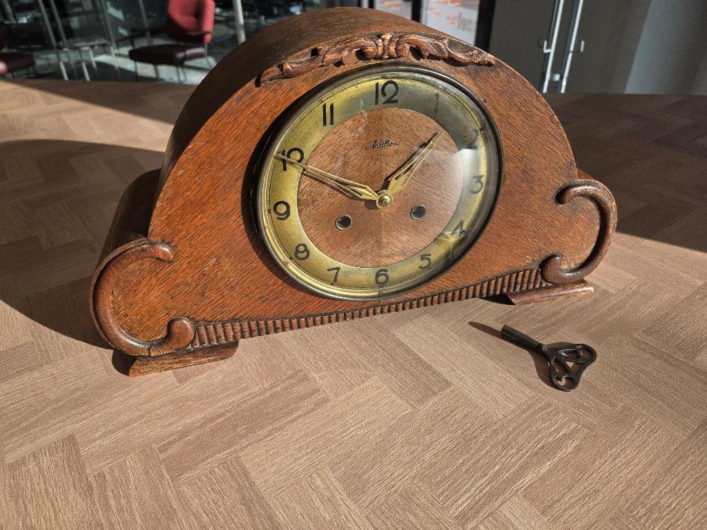 Prachtige Art Deco Schoorsteenklok / Mantelklok – Jaren ’30, Ophalen of Verzenden
