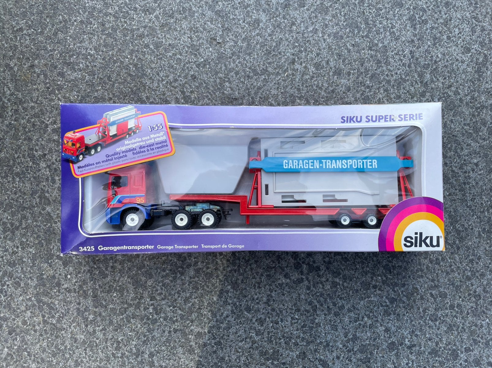 Siku 3425 - DAF 95 Garage-transporter, Ophalen of Verzenden, Nieuw, Bus of Vrachtwagen, SIKU
