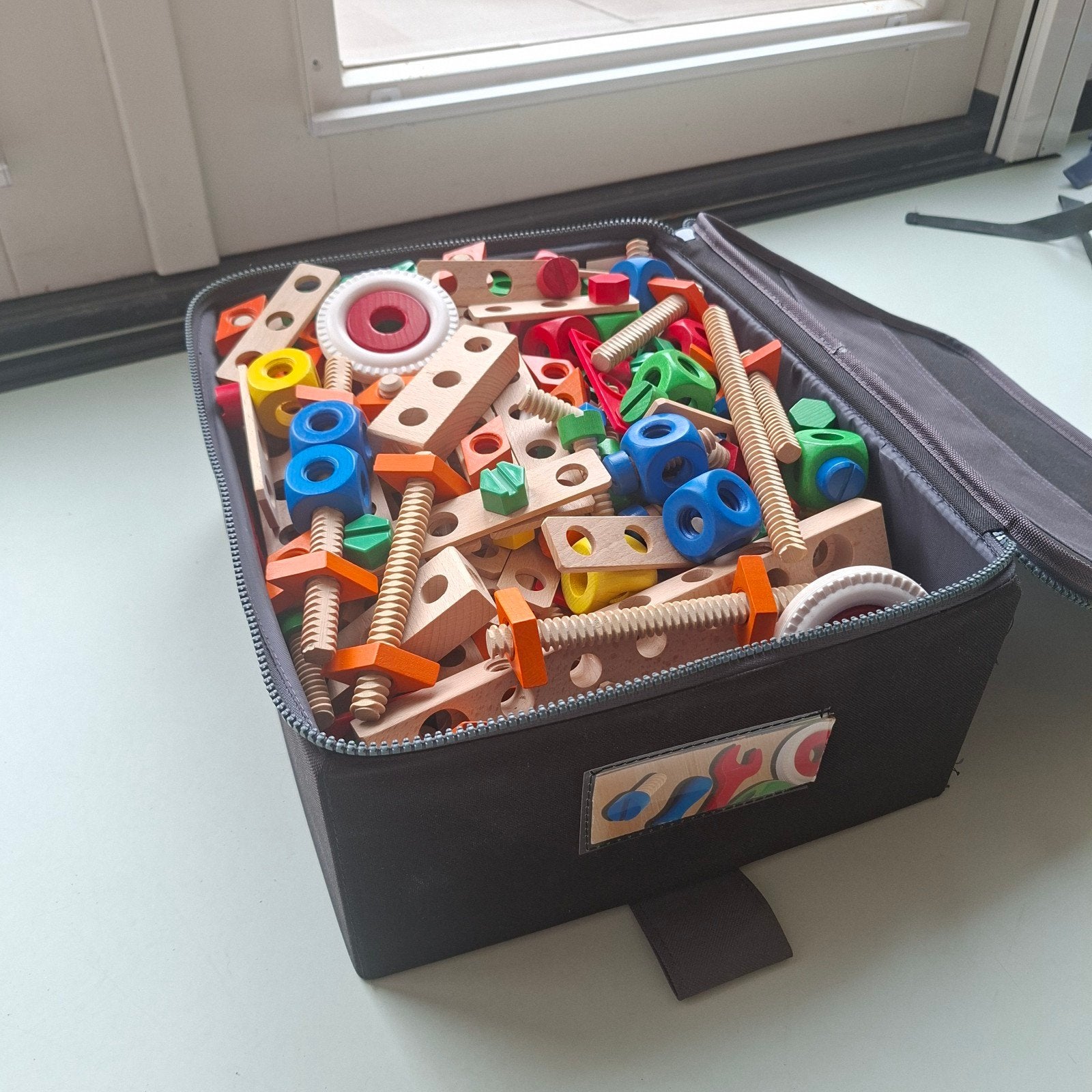 Houten Bouwset, Baufix - Educatief Speelgoed, Ophalen of Verzenden, Gebruikt, Overige merken