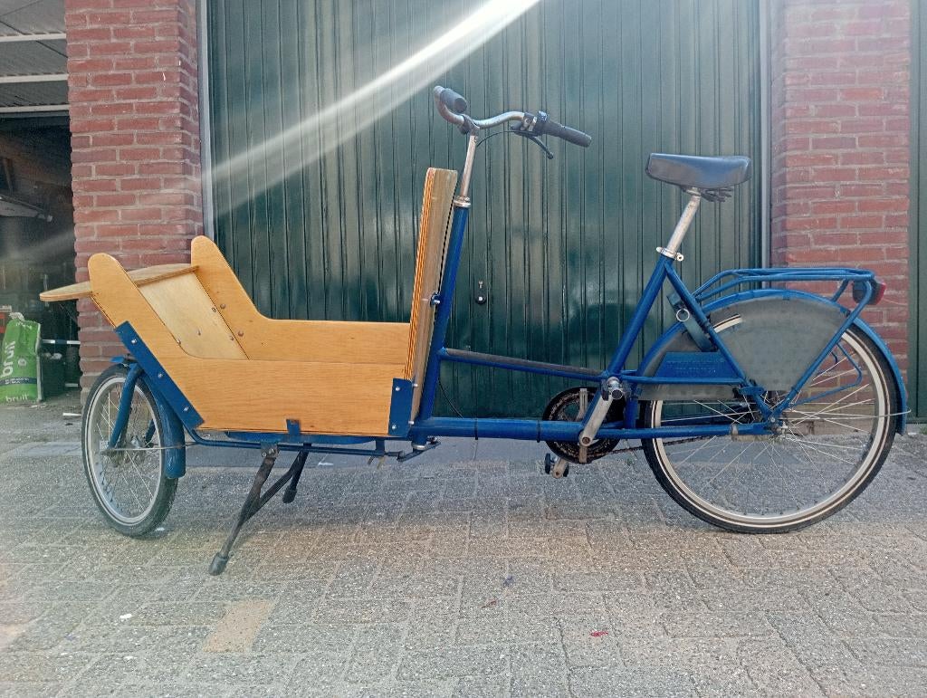 Bakfiets Fietsfabriek, Ophalen, Terugtraprem, Gebruikt, 2 kinderen