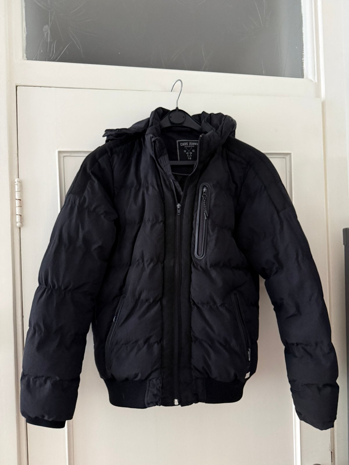 Jongensjas cars jeans zwart, Ophalen, Gedragen, Overige maten, Zwart