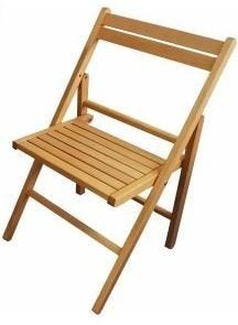Houten klapstoel Bistro klaptafels Vintage beuken, Ophalen of Verzenden, Nieuw, Versiering, Abraham of Sarah