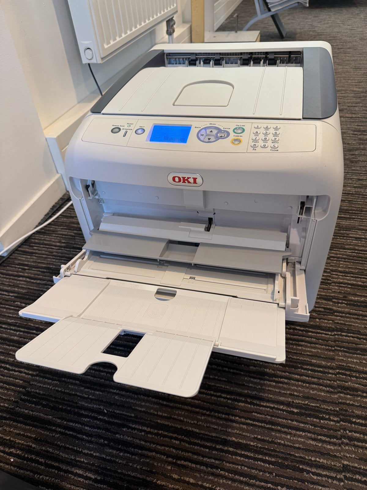 OKI Pro8432WT A3 Witte-tonerprinter voor textieltransfers, Ophalen, Gebruikt, Printer, Kleur printen